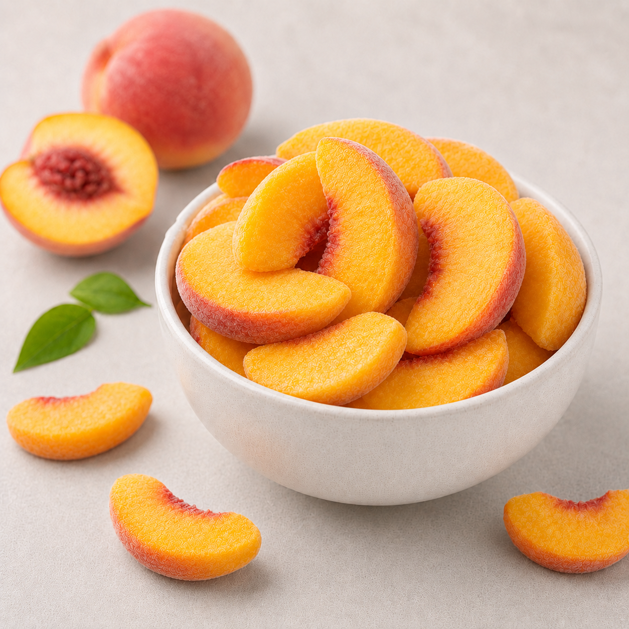 IQF peach from Chile for export programs