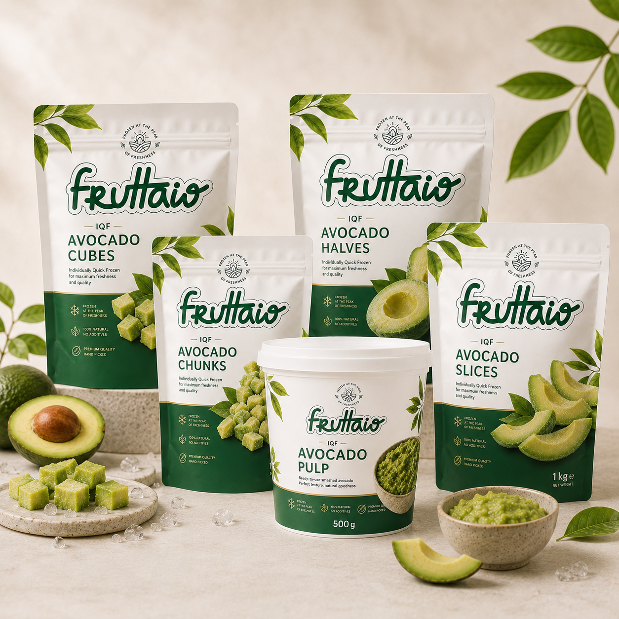 Fruttaio frozen avocado products